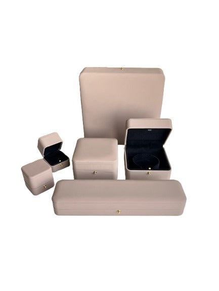 PENDANT SET BOX - Brown Leather Series