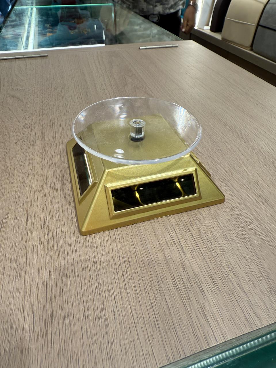 Small Solar Rotating Display Box