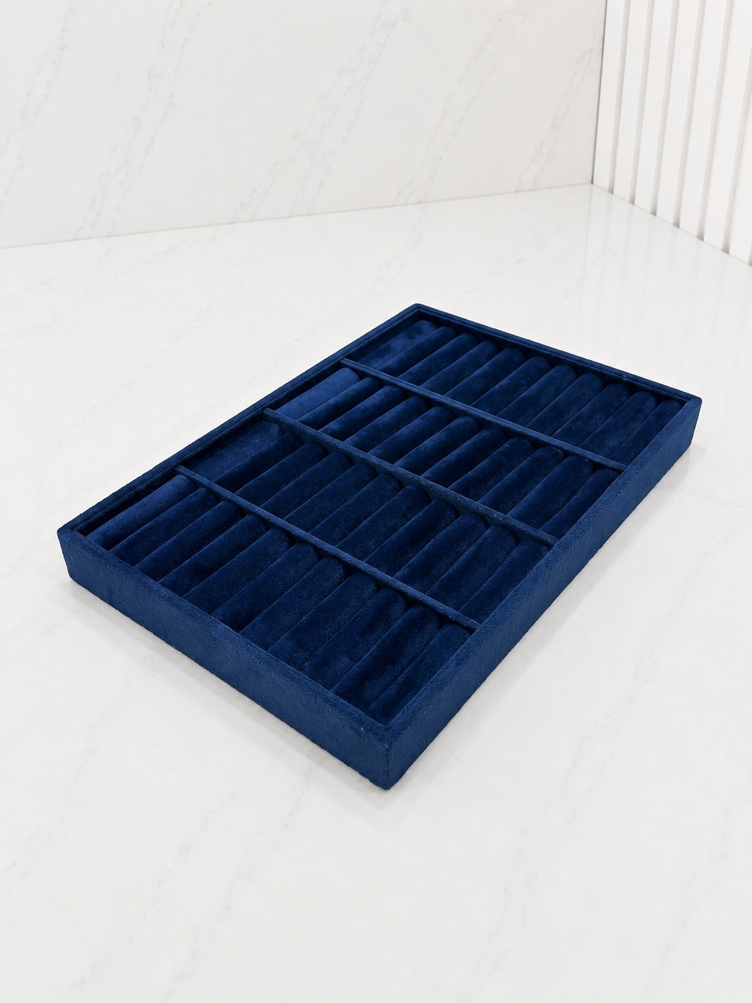 Push Kada/Bangle Tray - Dark Blue Premium Exhibition Series