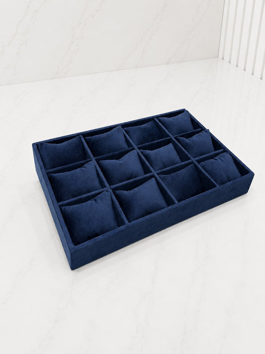 12 Pillow Tray - Dark Blue Exhibition Tray