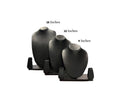 Necklace Stand Black - Black Foam Display
