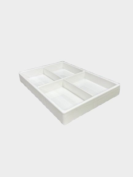 Dubai Tray (White) - 4 Compartments