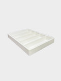 Dubai Tray (White) - 5 Line Compartment