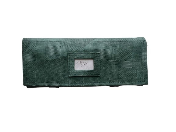 Chain Roller Green Suede