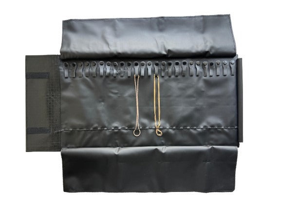 Chain Roller Black Rexine