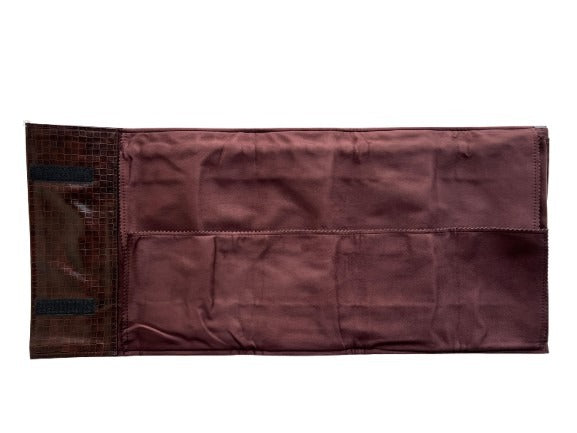 Chain Roller Brown Suede