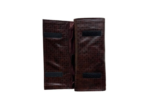 Chain Roller Brown Suede