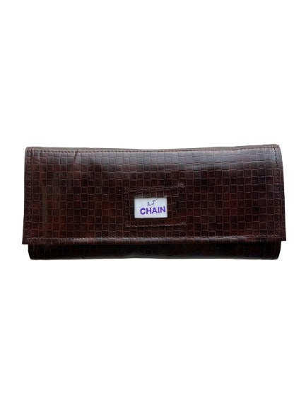 Chain Roller Brown Suede