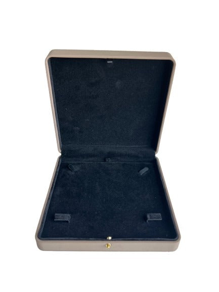 NECKLACE SET BOX - Brown Leather Series