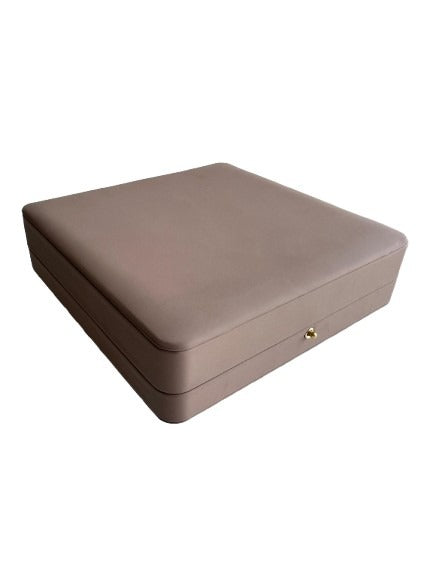 EARRING BOX - Brown Leather Series