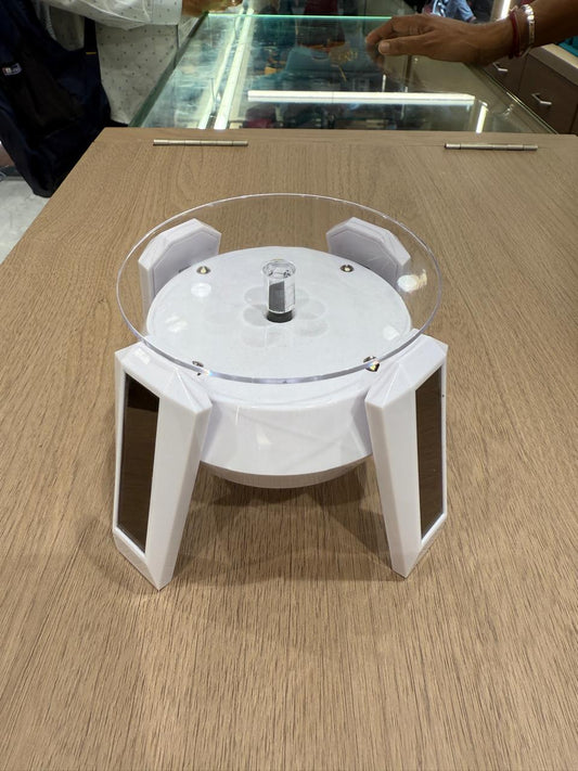 Pillar Solar Rotating Display Box