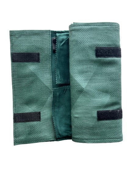 Chain Roller Green Suede