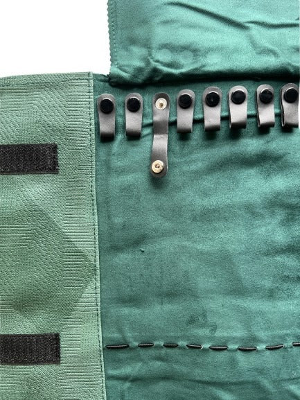 Chain Roller Green Suede