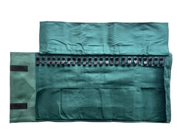 Chain Roller Green Suede