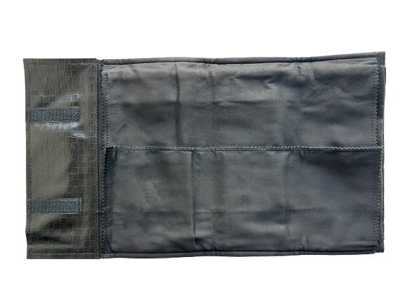 Chain Roller Black Suede