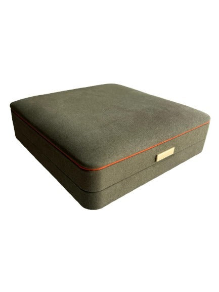 BANGLES/KADA BOX - Olive Microfiber Suede Series