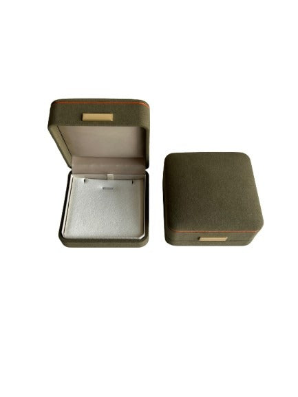 PENDANT SET BOX - Olive Microfiber Suede Series