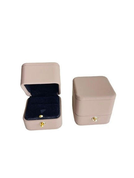 RING BOX - Brown Leather Series