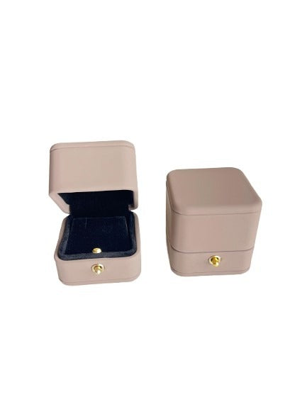 EARRING BOX - Brown Leather Series
