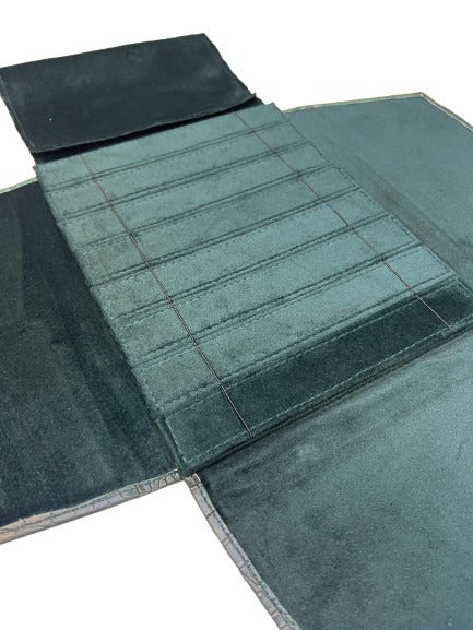 Bracelet Folder - Green Crocodile