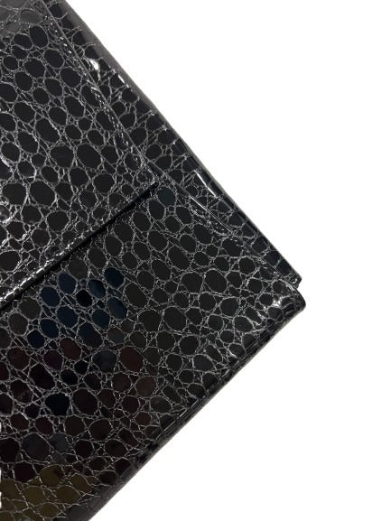 Earring Folder - Black Crocodile