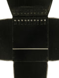 Chain Folder - Black Crocodile