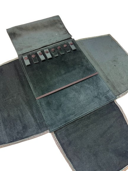 Chain Folder - Green Crocodile