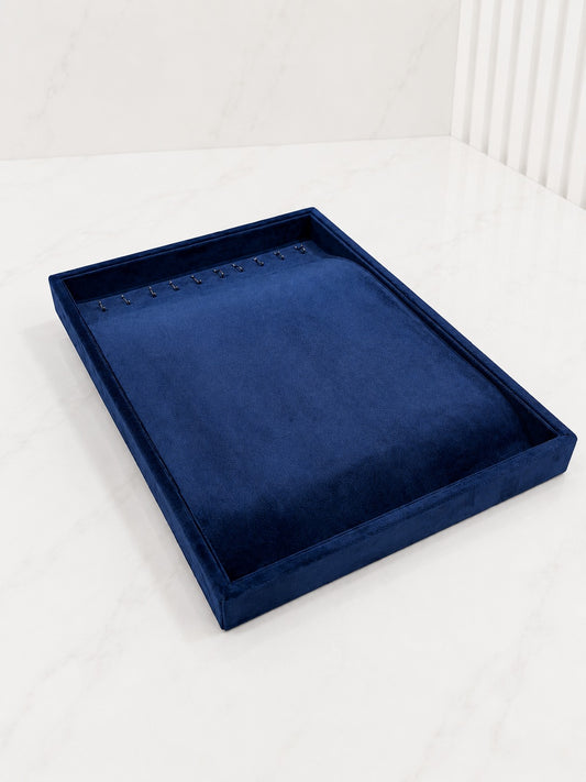 Vertical Long Chain Tray - Dark Blue Premium Exhibition Series