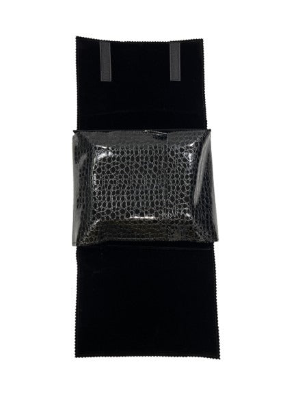 Bangle Folder - Black Crocodile