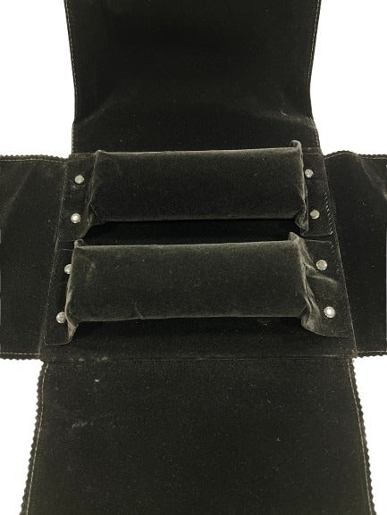 Bangle Folder - Black Crocodile