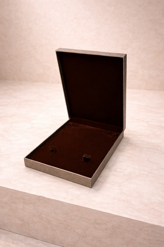 Metallic Gold Half Set Box (7.5x8 Inch)