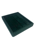 Green Velvet Stitch Tray - 4 Mangalsutra (10x12 Inches)