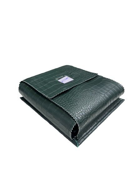 Necklace Kit Folder - Green Crocodile Folder