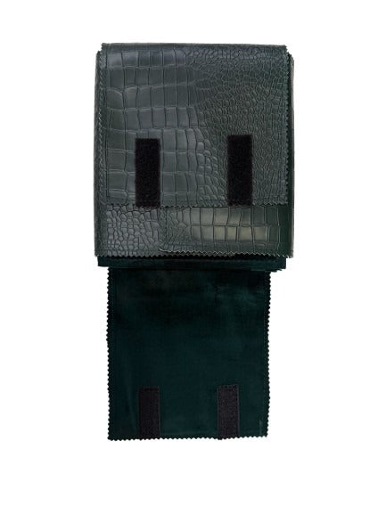 Necklace Kit Folder - Green Crocodile Folder