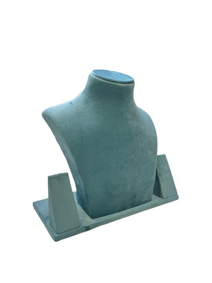 Powder Blue Necklace Display - 10 Inch