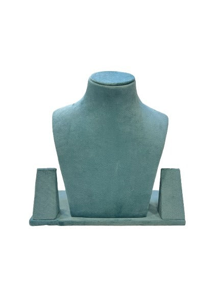 Powder Blue Necklace Display - 10 Inch