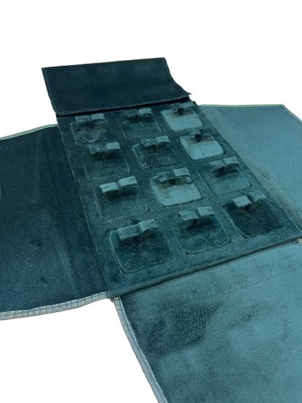 Bali Folder - Green Crocodile