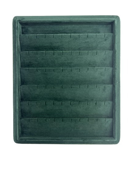 Green Velvet Stitch Tray - Nosepin (10x12 Inches)