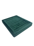 Green Velvet Stitch Tray - Ring (10x12 Inches)