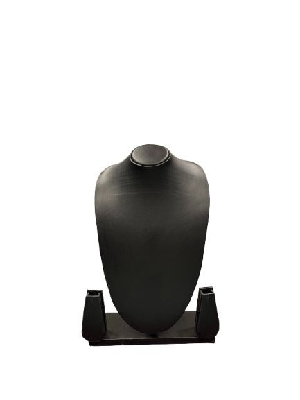 Necklace Stand Black - Black Foam Display