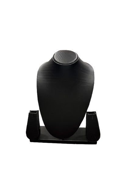Necklace Stand Black - Black Foam Display