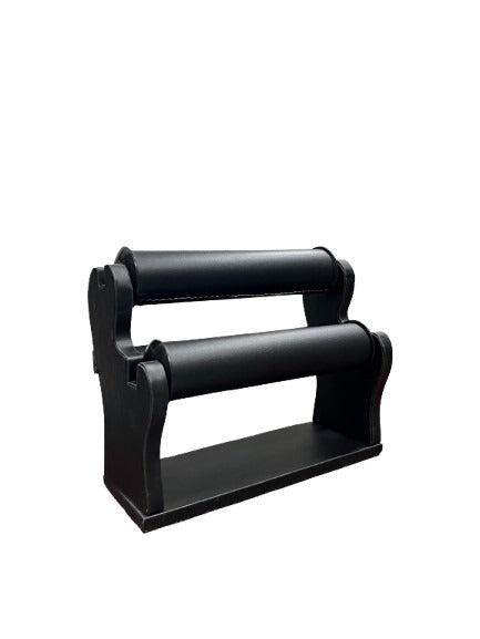 Bangle Roll Stand Black - Black Foam Display