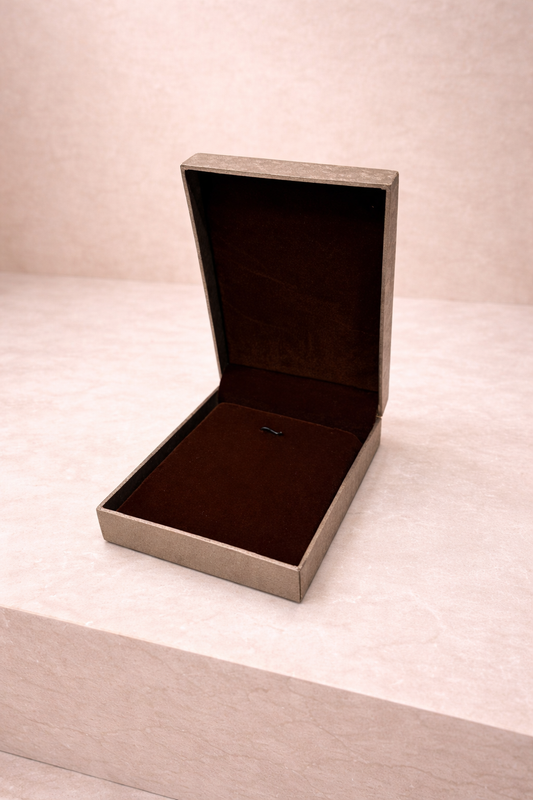 Metallic Gold Pendant Set Box