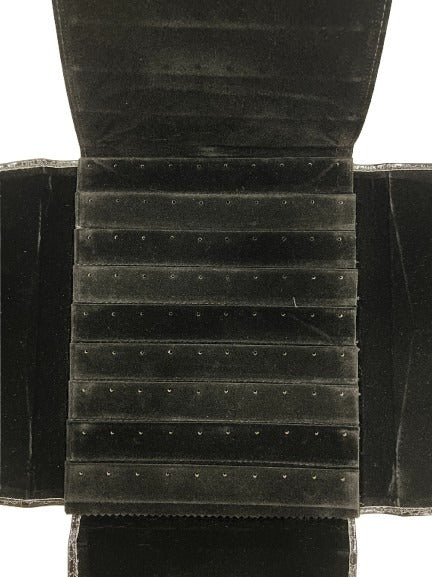 Nosepin Folder - Black Crocodile