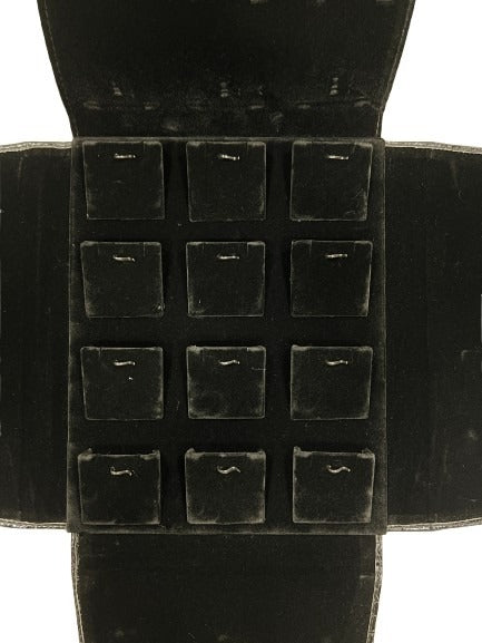 Pendant Set Folder - Black Crocodile