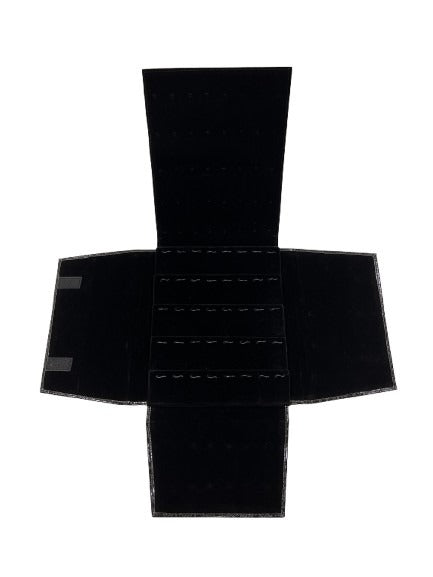 Pendant Folder - Black Crocodile