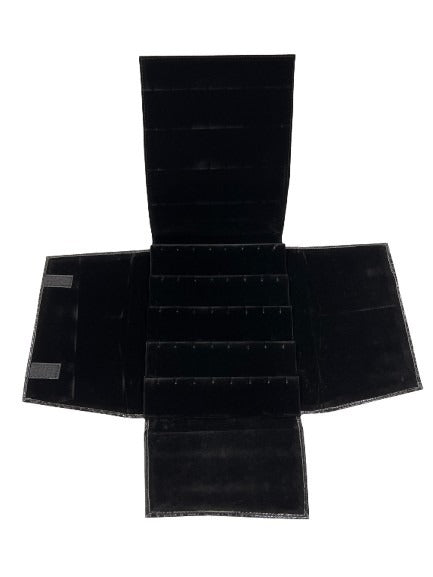 Earring Folder - Black Crocodile